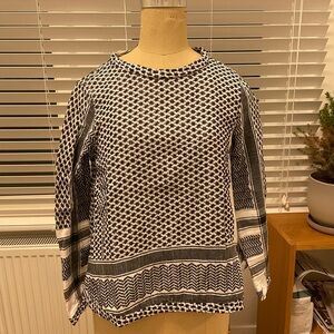 CECILIE Copenhagen Womens L Blouse Top 1571 Shirt O Long Sleeve Light EUC